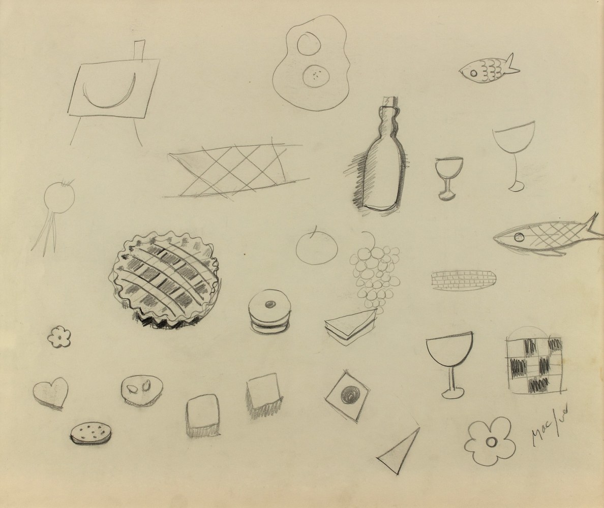 Untitled (Sketchbook),&amp;nbsp;pencil on paper, 16 3/4 x 14 inches