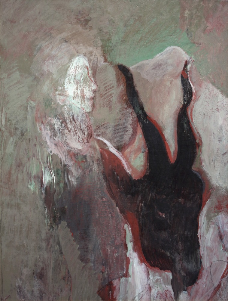 Seance, ca. 1950, oil on canvas, 34 x 26 inches