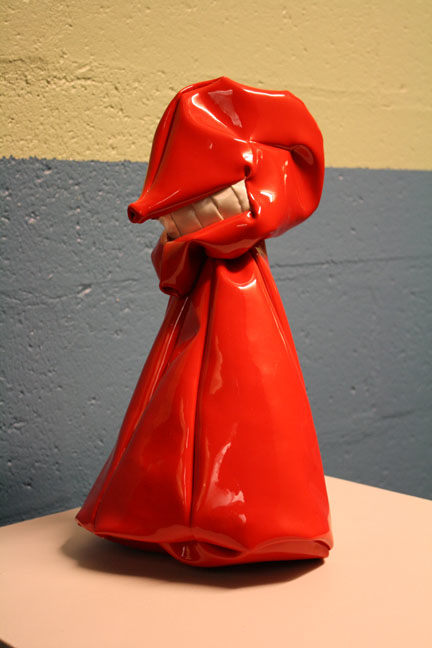 Politics (Red), 2008, vinyl, 14 inches high