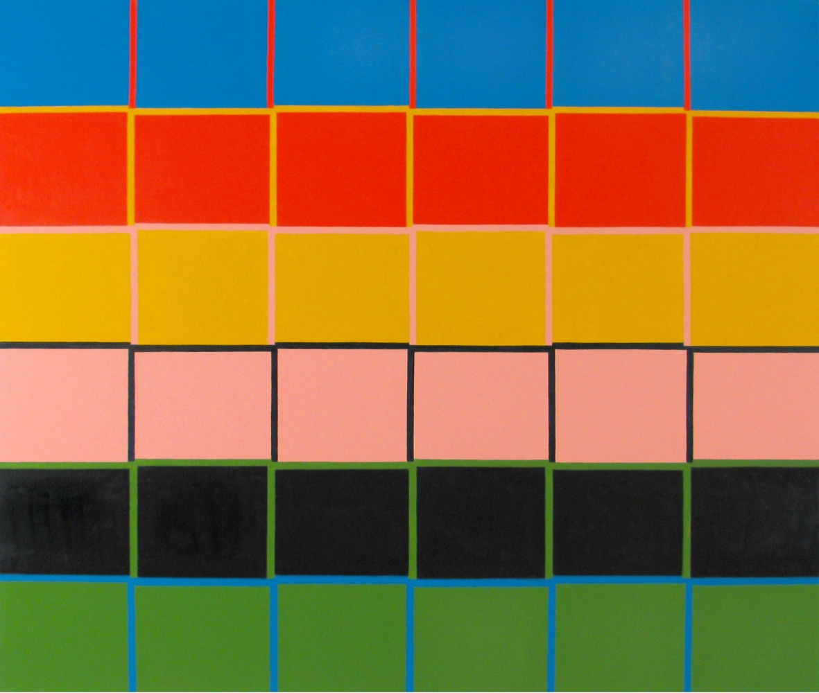 Stephen Westfall, My Beautiful Launderette, 2008, oil on canvas, 30 x 36 inches