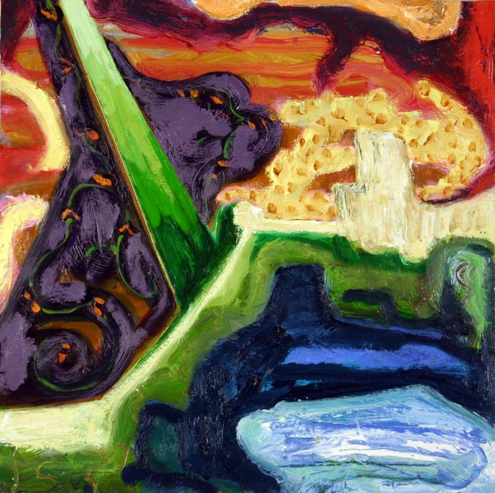 June, 2008, oil on canvas, 20 x 20 inches&amp;nbsp;