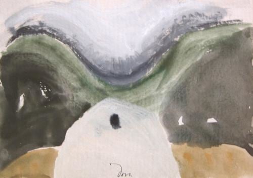 Grey Light, 1935, watercolor on paper, 5 x 7 inches