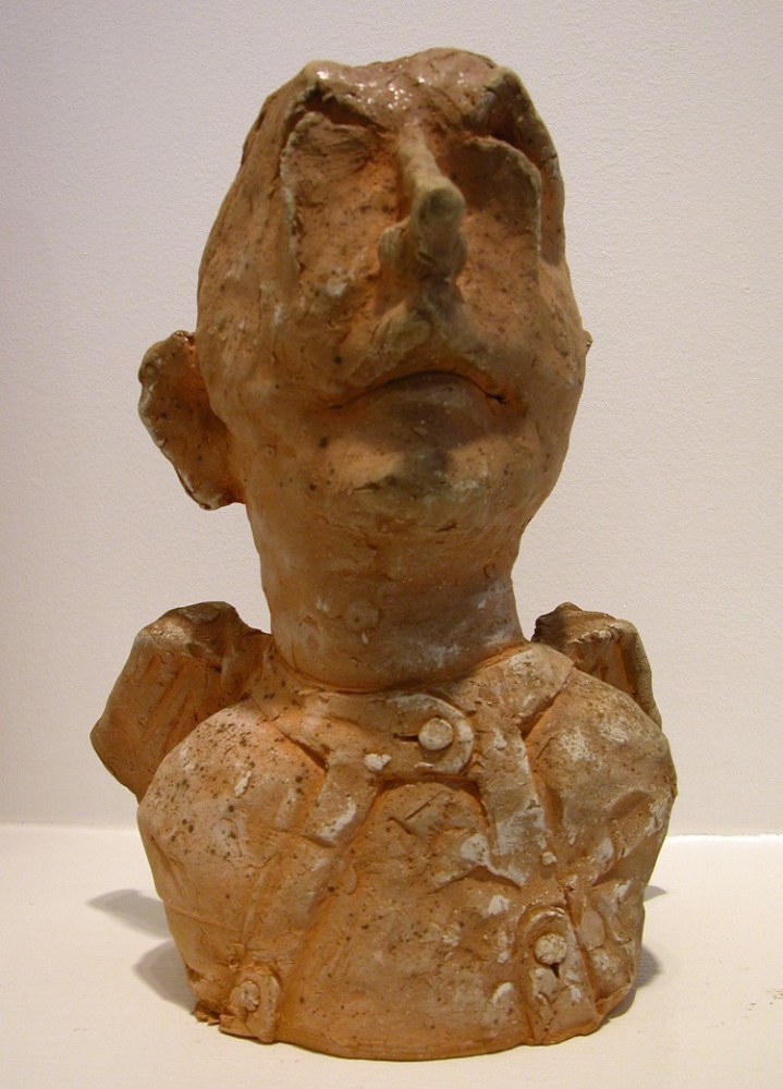 William King, Aviation, 1987, terra cotta, 11 1/4 inches high