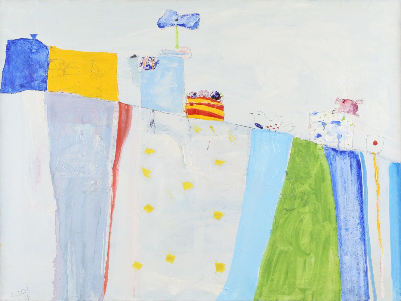 Salita, 1974, oil on canvas, 23 1/2 x 31 7/16 inches