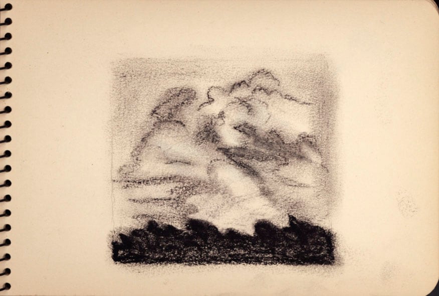Untitled, c. 1930-1932, graphite on paper, 4 x 5 3/4 inches&amp;nbsp;