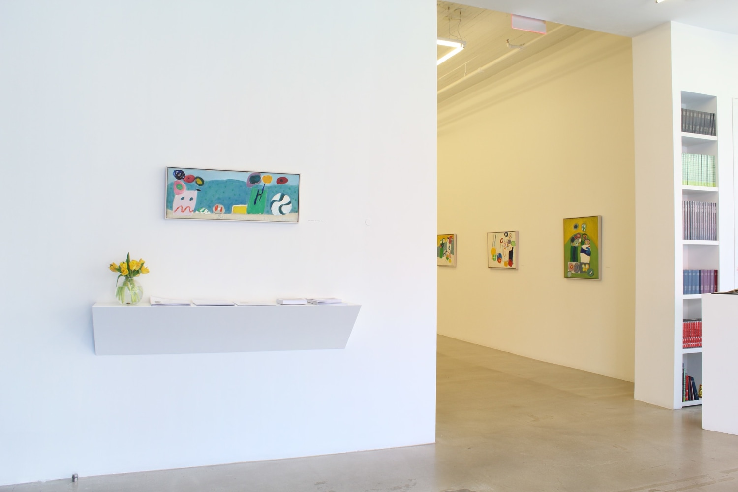 Edith Schloss: Blue Italian Skies Above Installation View