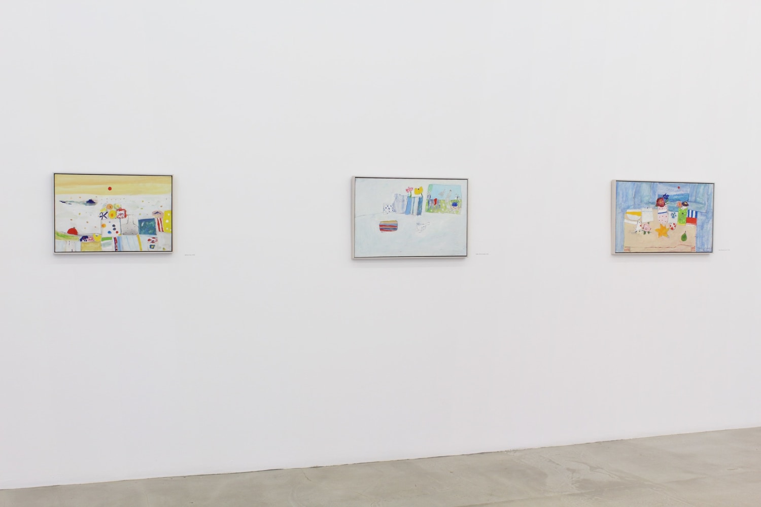 Edith Schloss: Blue Italian Skies Above Installation View