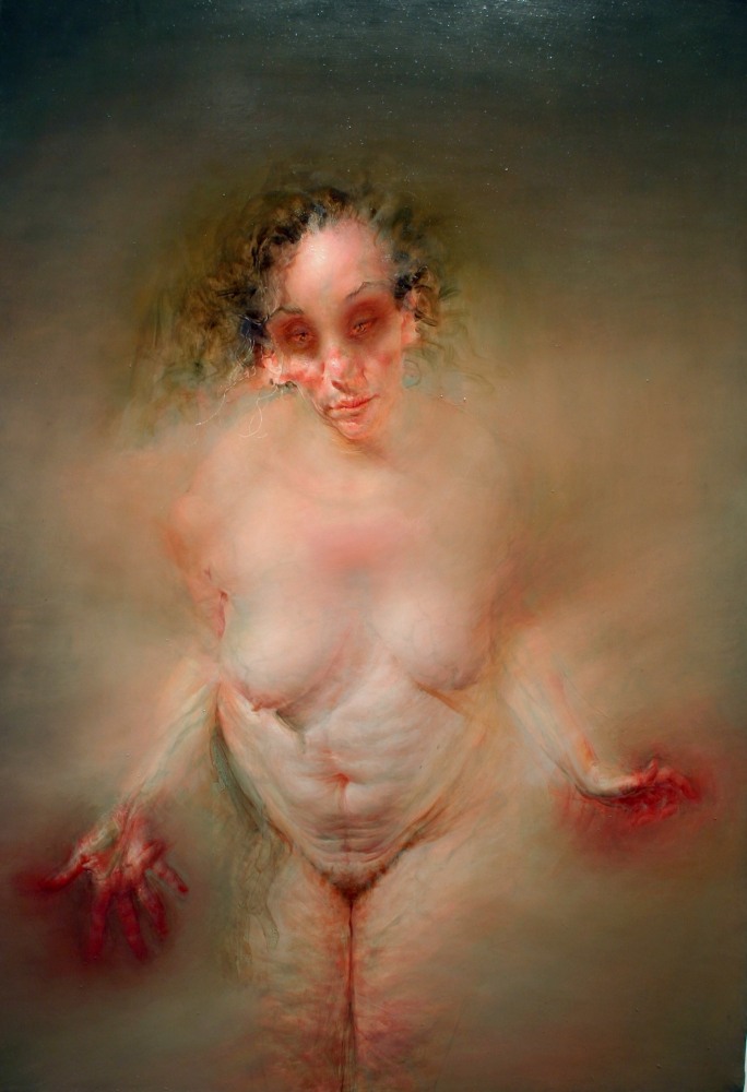 Portrait (Second Angel),&amp;nbsp;2007, oil on linen, 44 1/8 x 30 inches