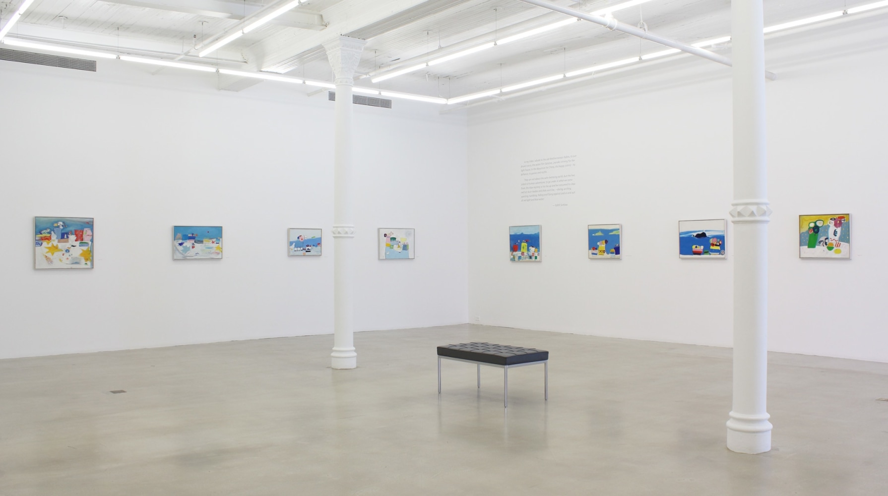 Edith Schloss: Blue Italian Skies Above Installation View