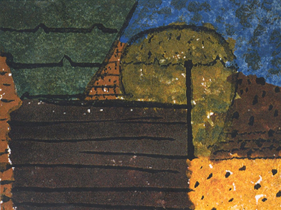 Untitled from Sketchbook &amp;quot;E&amp;quot;, c. 1940-1946, watercolor and gouache on paper, 3 x 4 inches