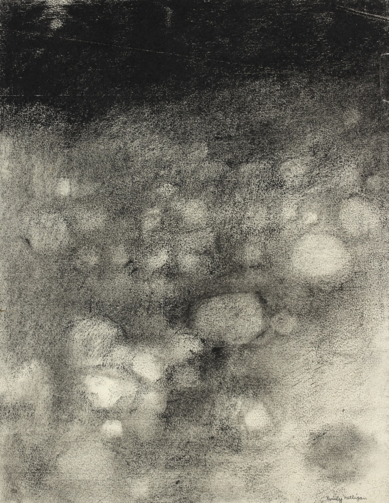 Untitled, charcoal on paper, 13 x 10 inches