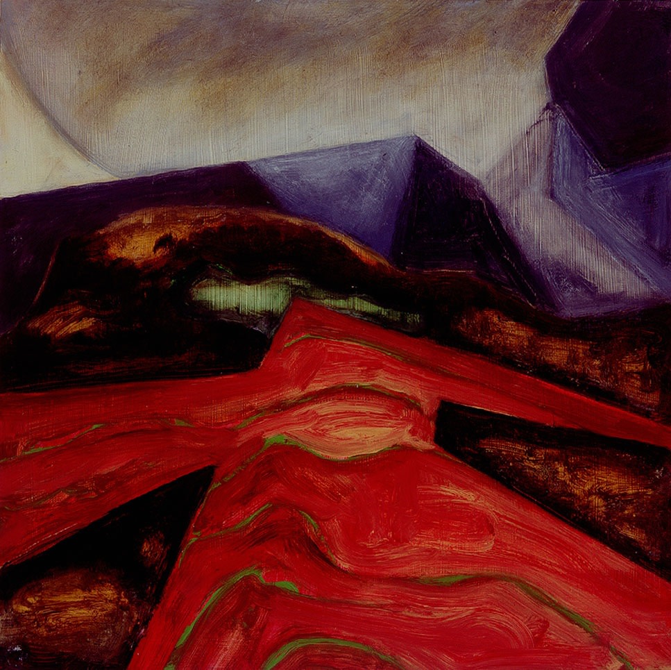 Closing, 2006 - 2007, oil on panel, 19 3/4 x 19 3/4 inches
