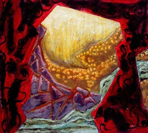 Light Trellis, 2006, oil on panel, 34 x 38 inches