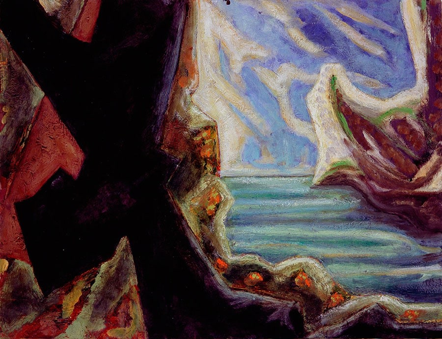 Girder, 2006, oil on panel, 20 x 26 inches&amp;nbsp;