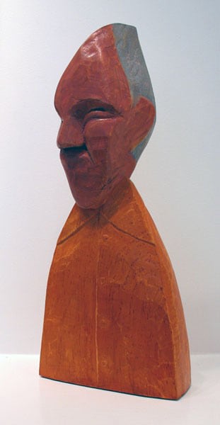 Patience, 2007, wood, 21 1/2 inches high&amp;nbsp;