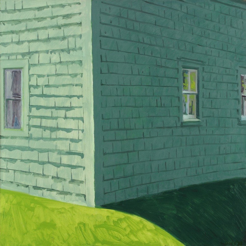 Morning Corner, 1983, oil on Masonite, 20 x 20 inches