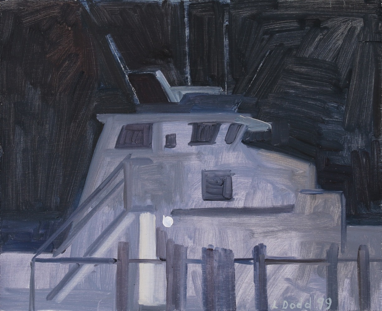 Vinalhaven Ferry, 1999, oil on Masonite, 9 x 11 inches
