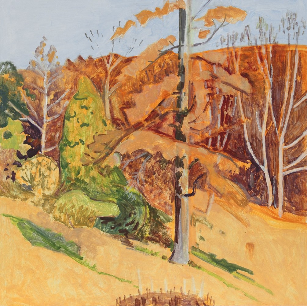 Painting of an autumn landscape