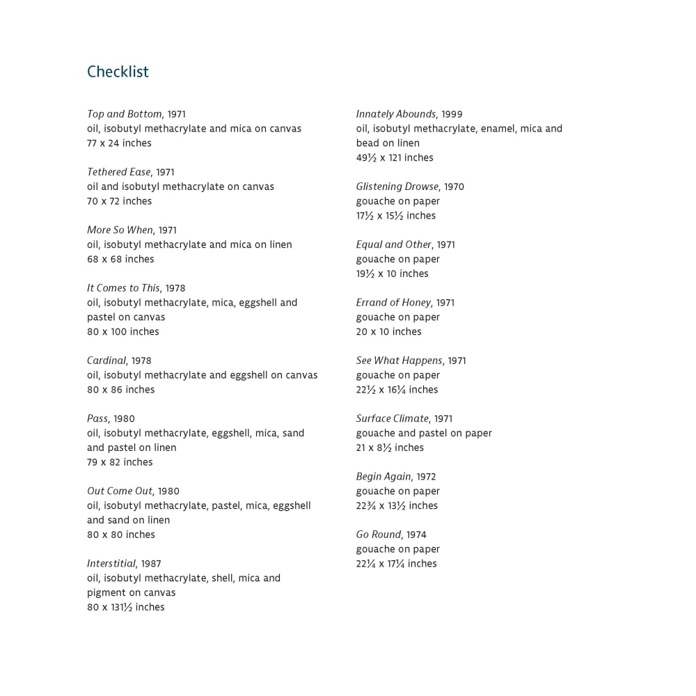 Works from the 1970s and 80s