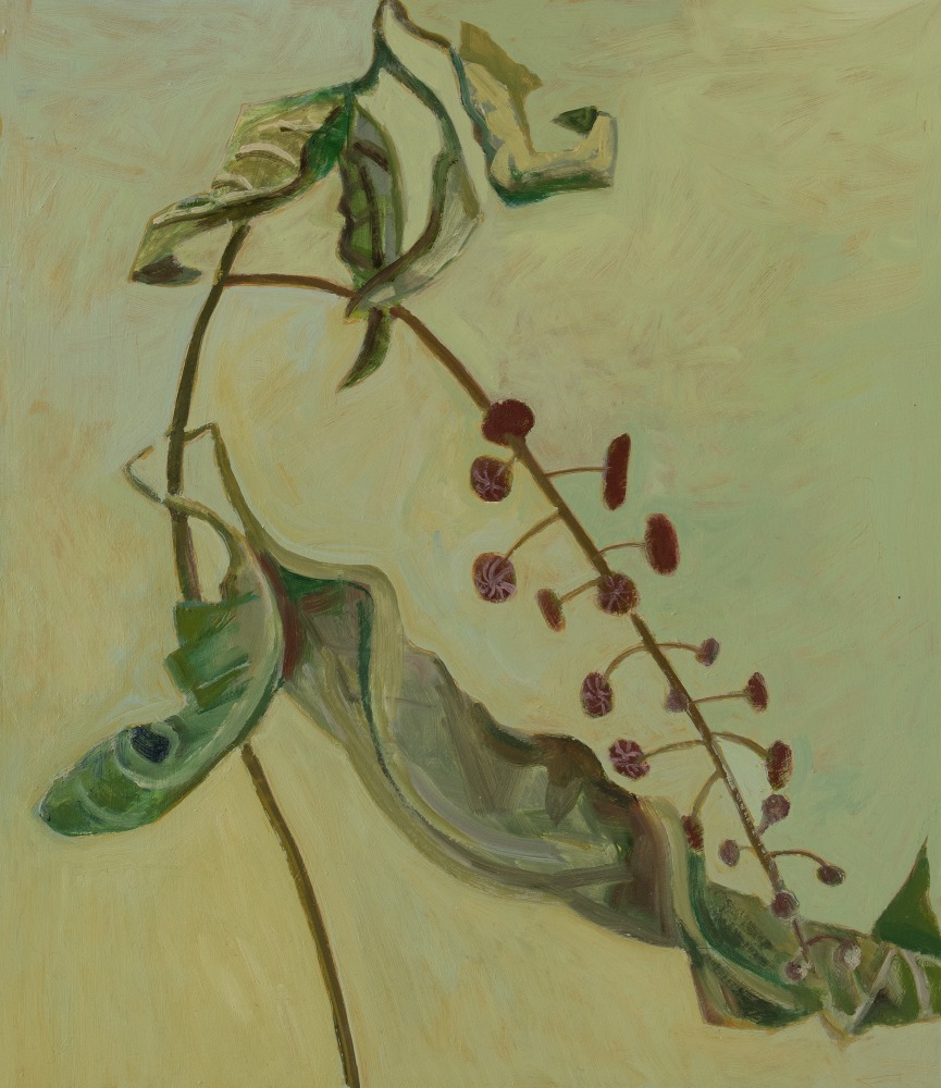 Mayberry, 2023, oil on panel, 15 x 13 inches