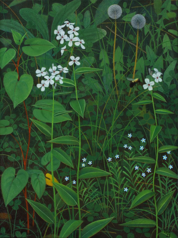 Wanting Nothing, 2022, oil on linen stretched over wood panel, 16 x 12 inches