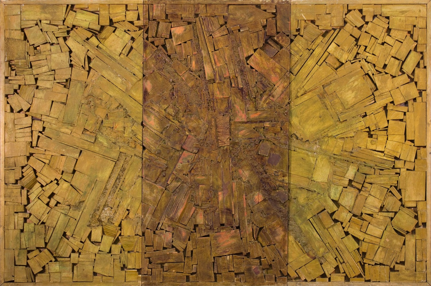 Fortissimo,&amp;nbsp;c. 1958, oil on wood, 60 x 64 inches