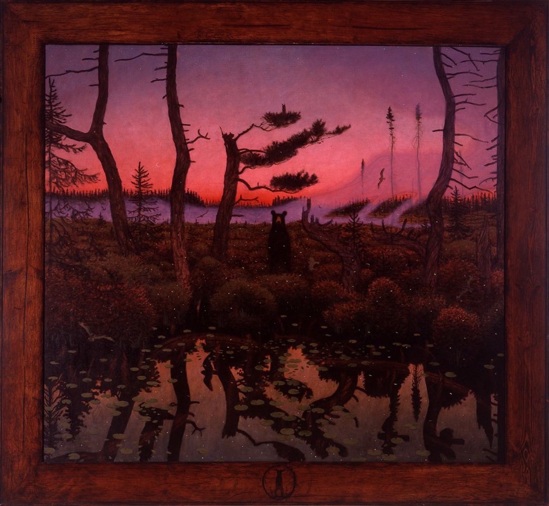 Nind Ogwissinam, 2005, oil on canvas, 43 x 37 inches