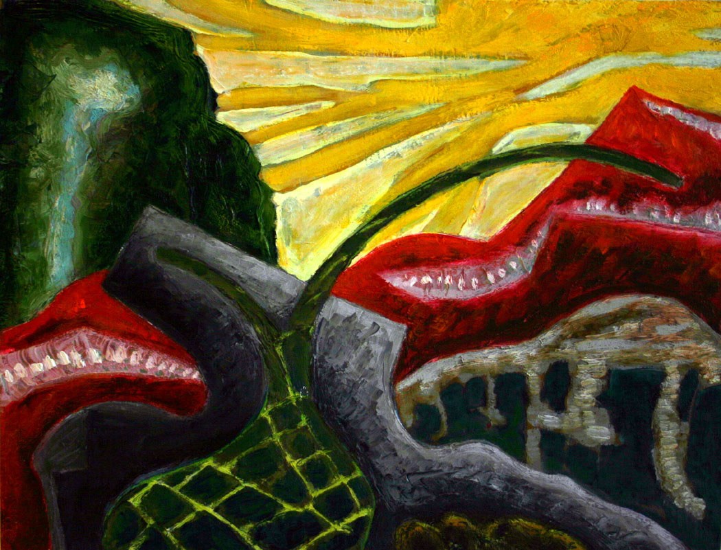 Arc, 2006, oil on panel, 20 x 26 inches