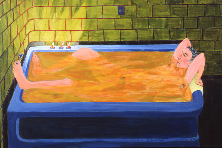 Sarah McEneaney,&amp;nbsp;Salt Scrub, 2006, egg tempura on wood, 20 x 24 inches