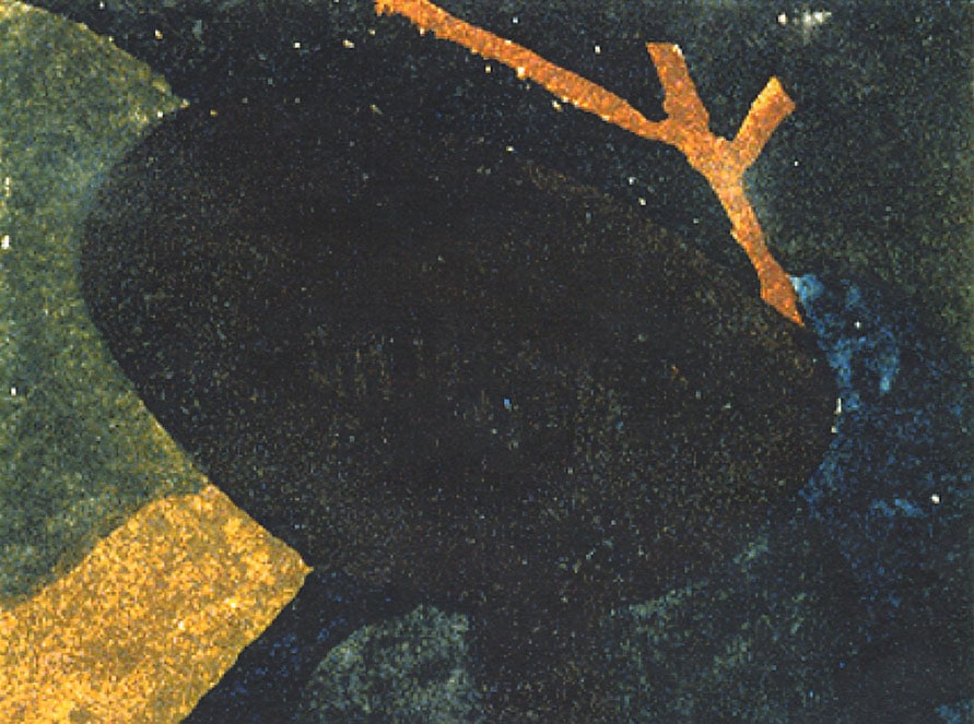 Untitled from Sketchbook &amp;quot;E&amp;quot;, c. 1940-46, gouache on paper, 3 x 4 inches