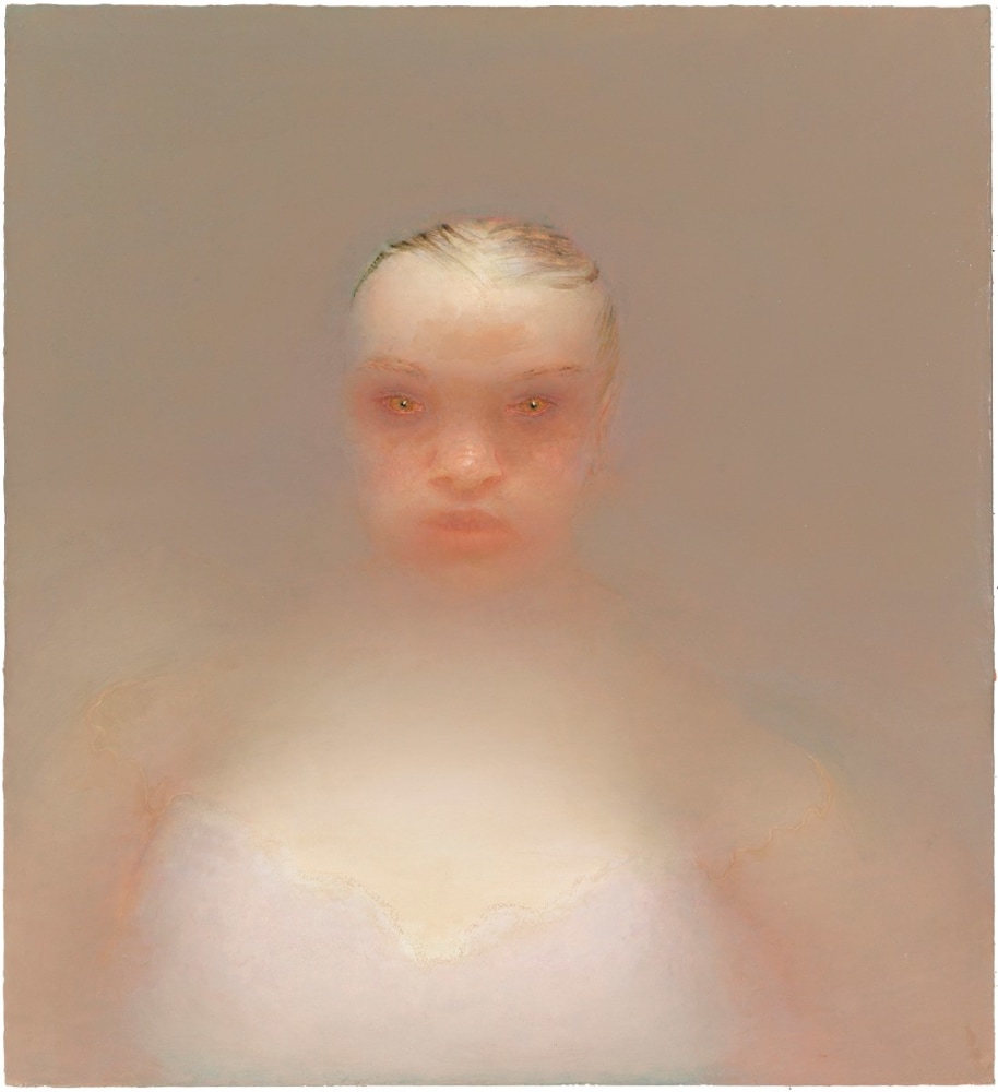 Anne Harris,&amp;nbsp;Portrait (Gray Girl), 2004, oil on canvas, 24 x 22 inches