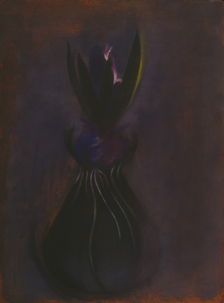 Crocus, 1944, oil on masonite, 14 x 10 3/8 inches