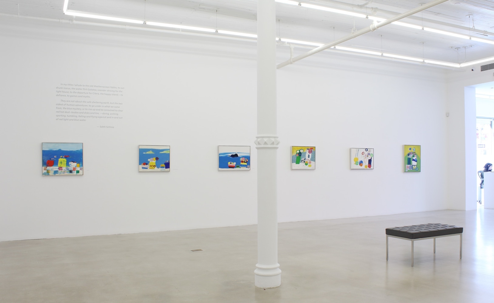 Edith Schloss: Blue Italian Skies Above Installation View