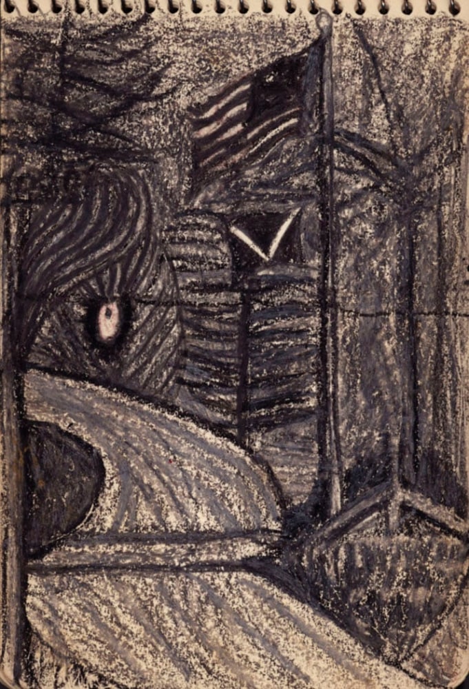 Untitled, c. 1930-1932, graphite on paper, 4 x 5 3/4 inches