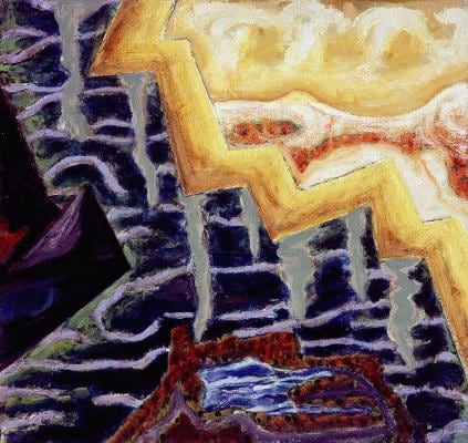 Cirque,&amp;nbsp;2006, oil on panel, 30 x 32 inches