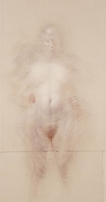 Self Portrait (Transparent Hips),&amp;nbsp;2006, 60 x 30 inches
