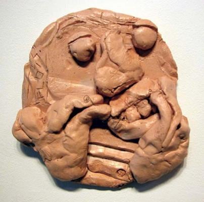 Floss, 2002, terracotta, 8 inches high