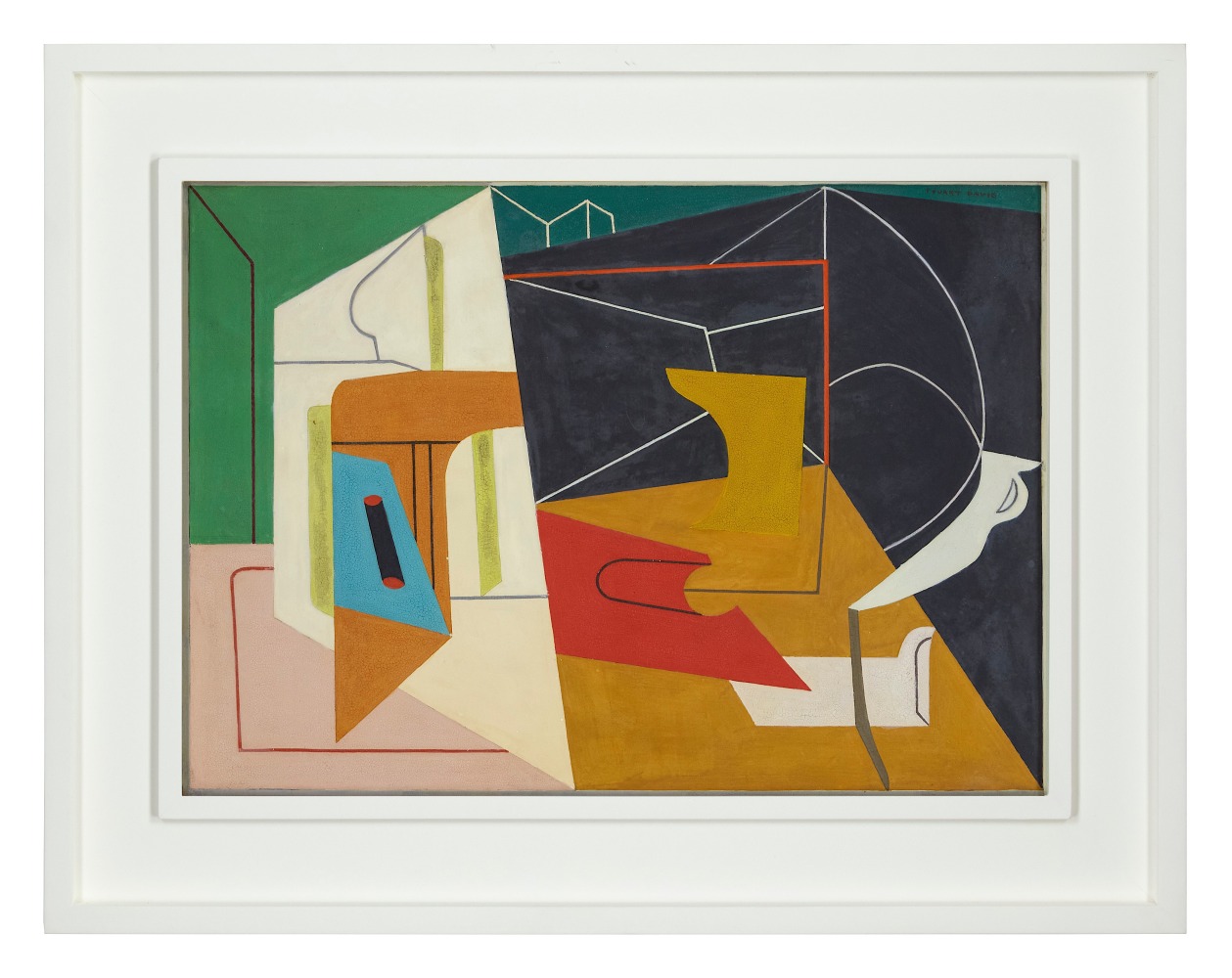 Stuart Davis, Egg Beater No. 4, 1928, gouache on illustration board, 13 1/4 x 18 5/8 inches
