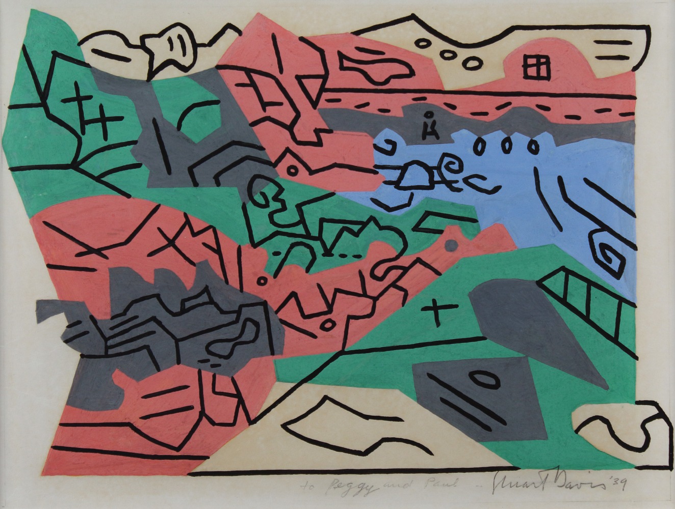 Bass Rocks #2, 1939, gouache and traces of pencil on paper 9 x 12 inches