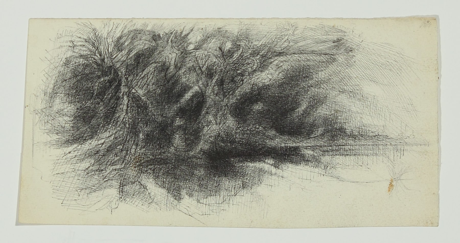 Ink drawing of a landscape