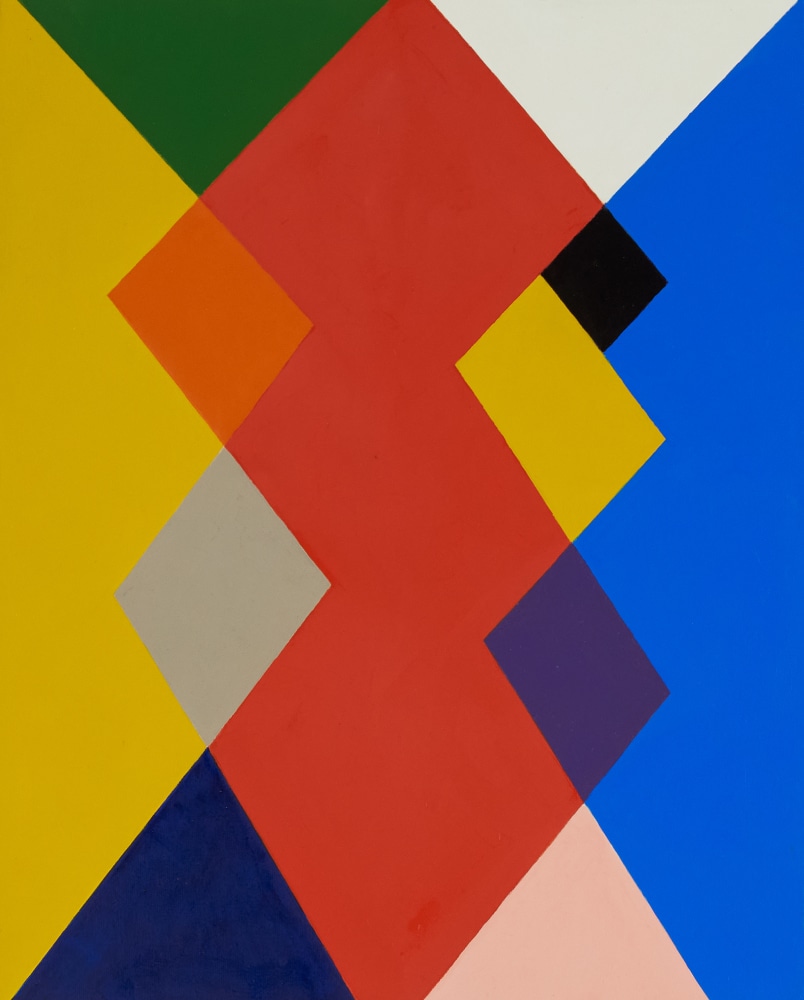 Stephen Westfall, Love Bug, 2024, oil and alkyd on canvas, 20 x 16 inches