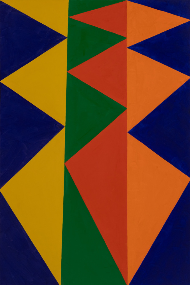 Danzon, 2025, oil and alkyd, on canvas, 30 x 20 inches