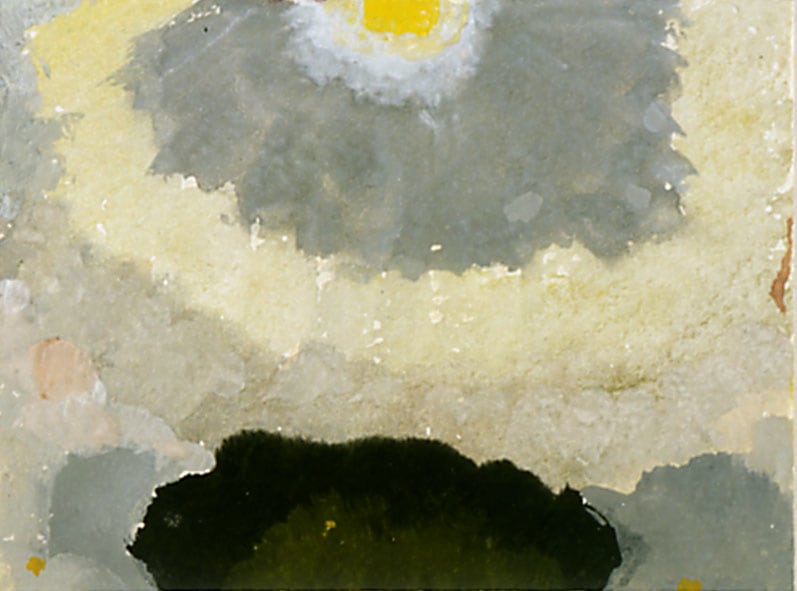Untitled 8-14-43, 1943, gouache on paper, 3 x 4 inches