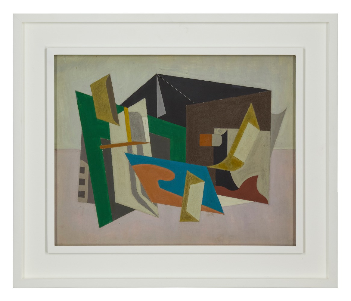 Egg Beater No. 1, 1927, gouache on board, 14 1/4 x 17 7/8 inches