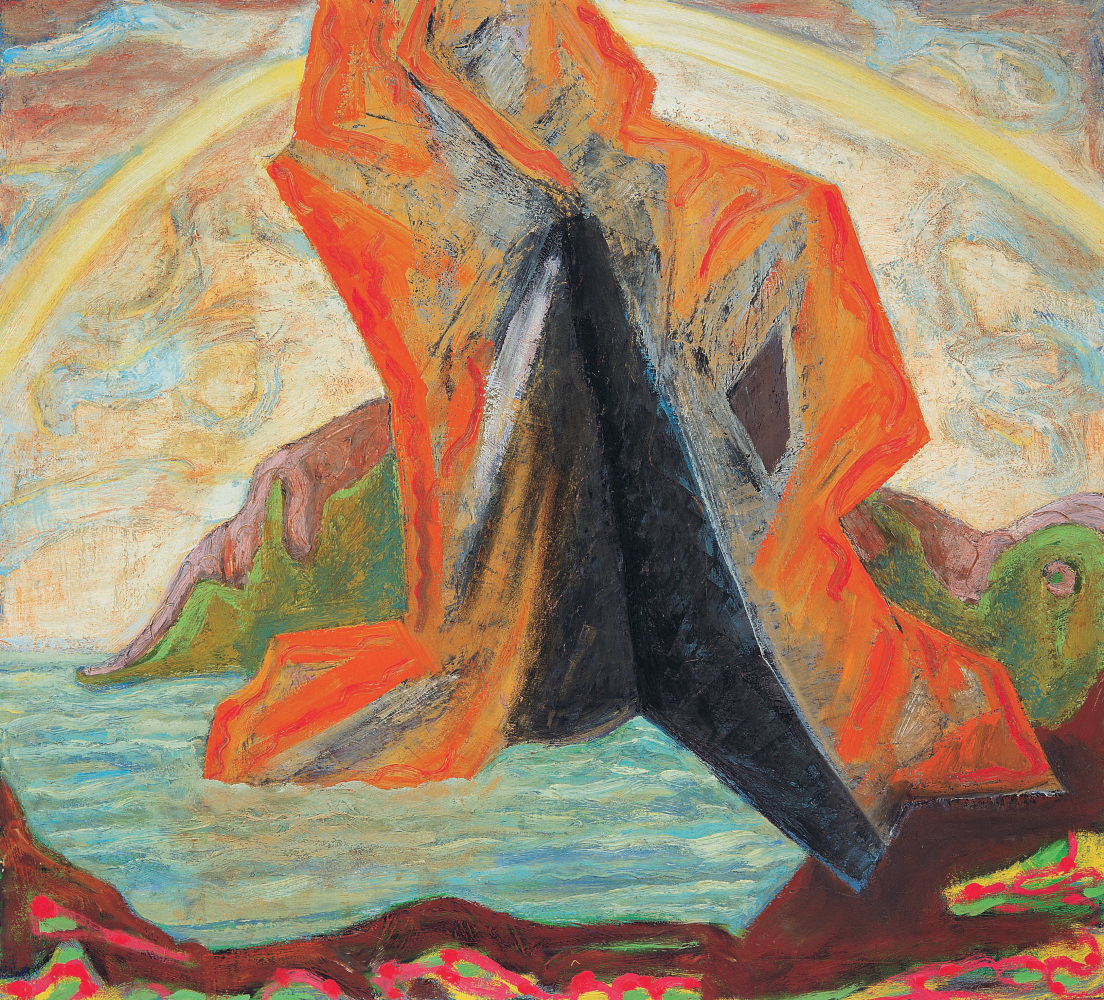 Point Braque, 2006, oil on panel, 38 x 42 inches