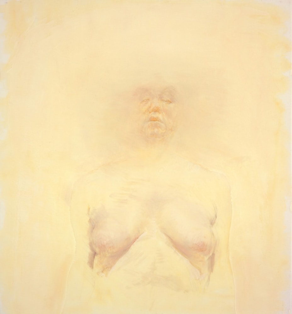 Anne Harris,&amp;nbsp;Self-Portrait (Invisible Girl I), 2006, oil, watercolor, graphite and colored pencil on mylar, 33 x 31 inches