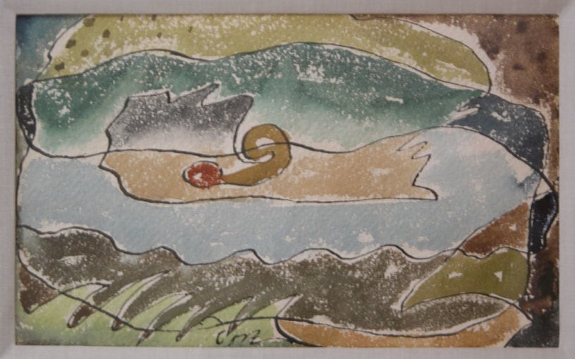 What Harbor?, 1939, watercolor and ink on paper, 5 1/2 x 8 7/8 inches