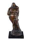 Standing Nude Woman (Standing Woman with Right Hand Raised), 1930, bronze, Edition 8 of 11