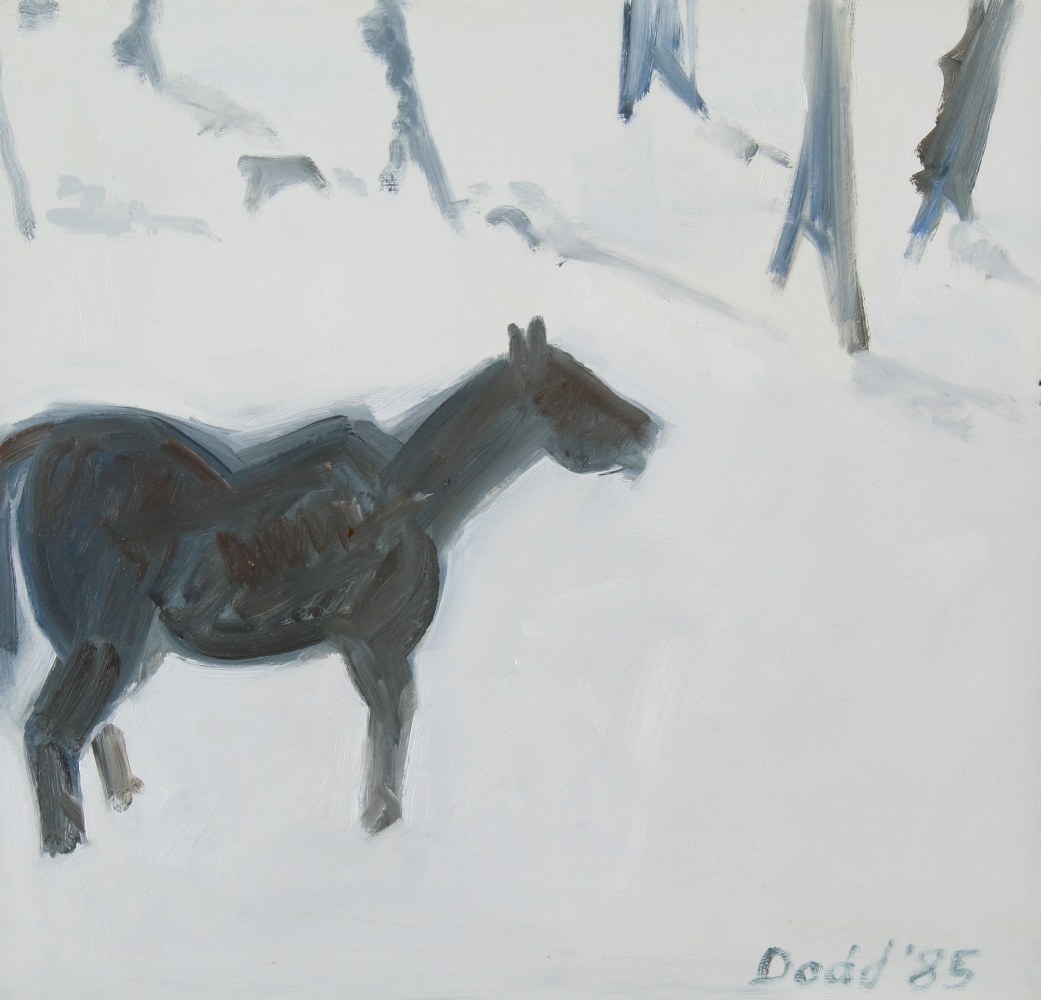 Winter Vision, 1985, oil on Masonite, 9 7/8 x 10 1/4 inches