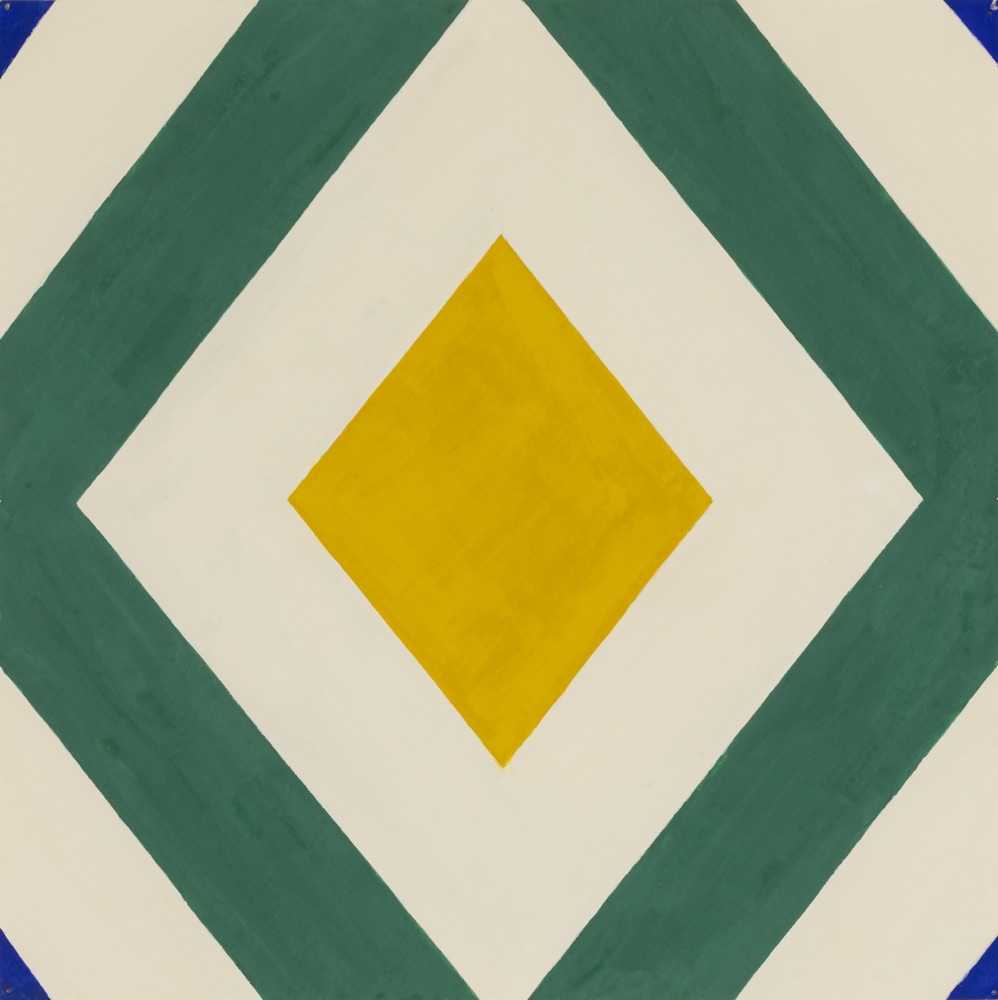 Sharp Haze, 2010, gouache on paper, 11 7/8 x 11 7/8 inches